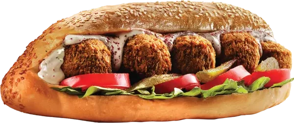 ساندويش فلافل كعك